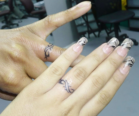 Những hình xăm ngón tay đẹp cho nữ - Tattoo ý nghĩa ...