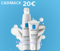 Logo La Roche Posay Cashback Toleriane : 20 euro di rimborso