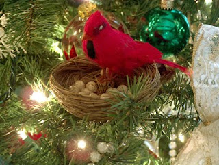 Bird Nest Eggs Christmas Tree