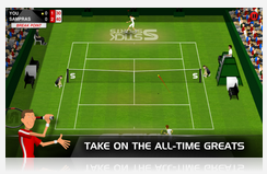 تحميل لعبة التنس الممتعة والواقعية لهواتف وأنظمة بلاك بيرى مجاناً Stick Tennis-1.6.2.2
