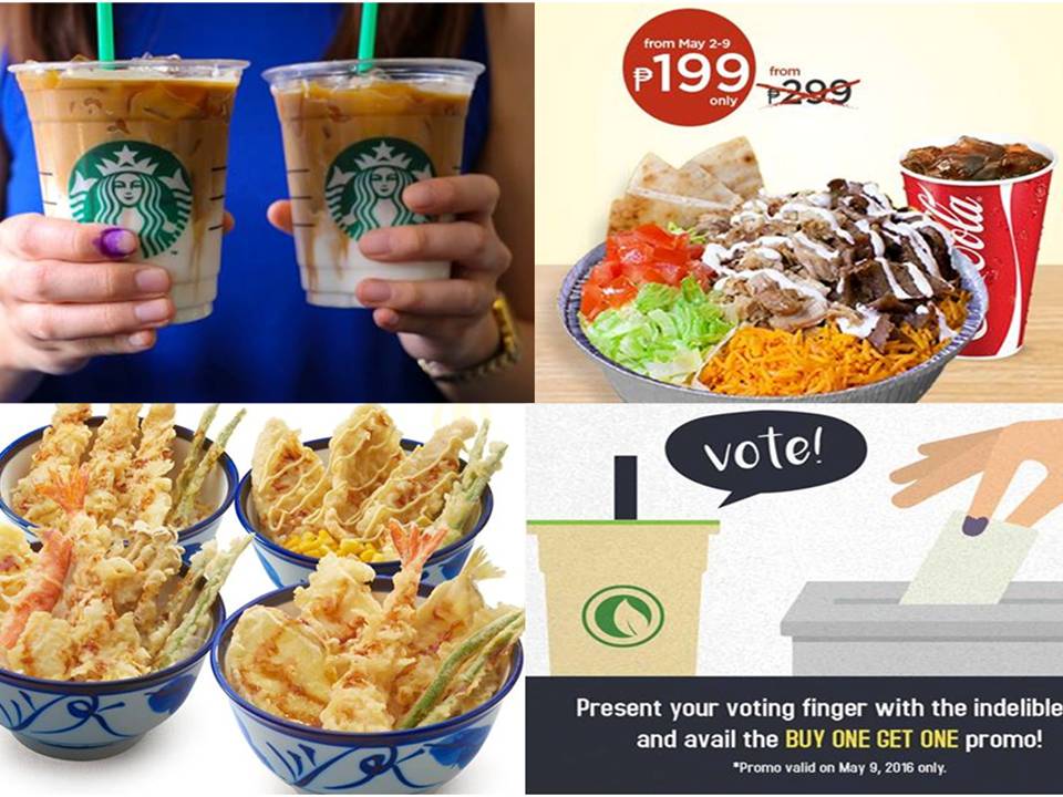 10 Promos and Freebies You Can Avail on Election Day