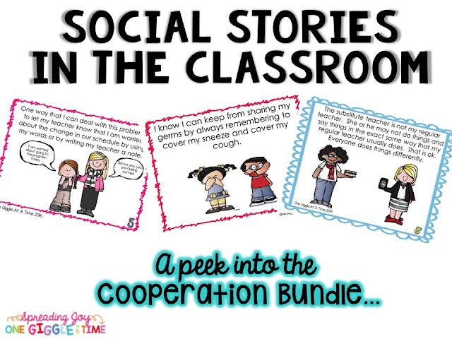 Using Classroom Social Stories is the perfect way to build strong classroom community. These social stories prepare students for back to school, safety procedures, cooperation, differences, special events, academic abilities, and getting along.