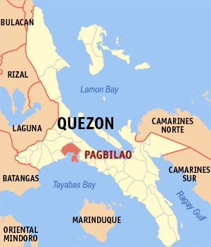 map of Quezon Province