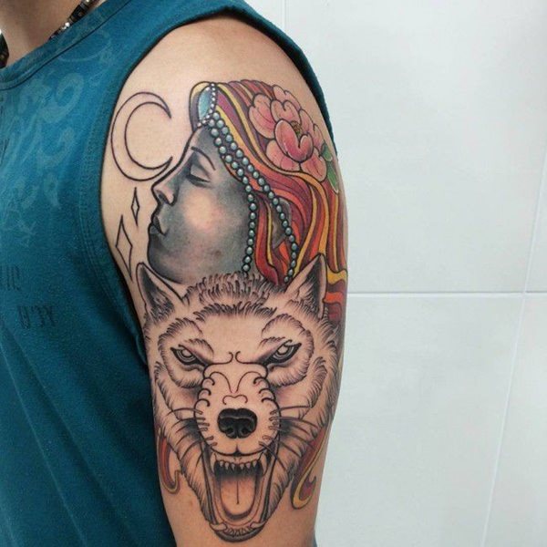 Tatuagem de Lobo - 98 ideias para se inspirar