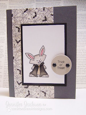 Vampire Bunny Card for Newton's Nook Designs Inky Paws Challenge #3