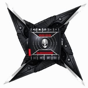 Dark star Alienware – Windows Media Player Skin
