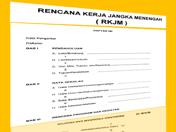 Contoh Kegiatan Laporan Pembuatan Rkjm Plus Rkt,Rkas Dan Ktsp