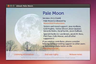 Pale Moon info
