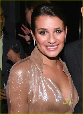 Lea Michele Attends Glamour Dinner Photos 