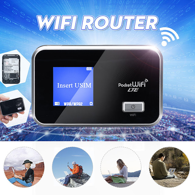 UNLOCKED Portable 3G 4G Mobile WiFi Wireless Pocket Hotspot Router Broadband 3560mAh long Standby Time