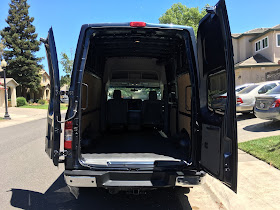 Rear view of 2016 Nissan NV 3500 High Roof