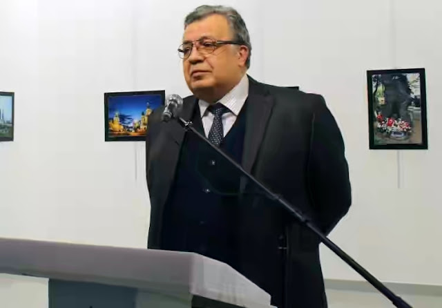 Russian Ambassador To Turkey Assasinated (Shot Dead In Front Of Crowd)