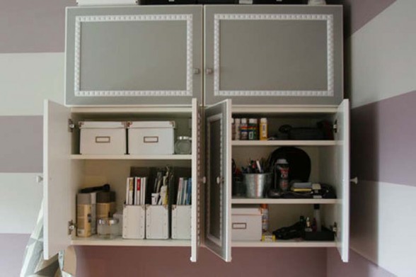 contemporary storage space home office