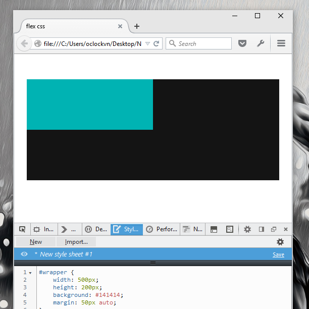 flex css