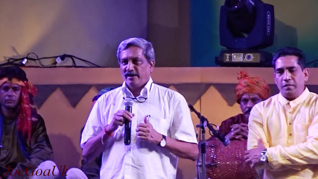 Manohar Parrikar on stage