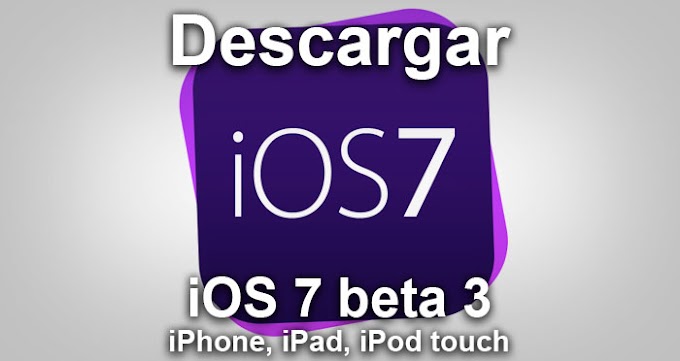 iOS 7 Beta 3 enlaces de descarga 