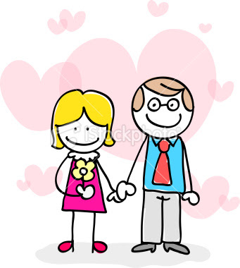 cute couples holding hands cartoon. couples holding hands