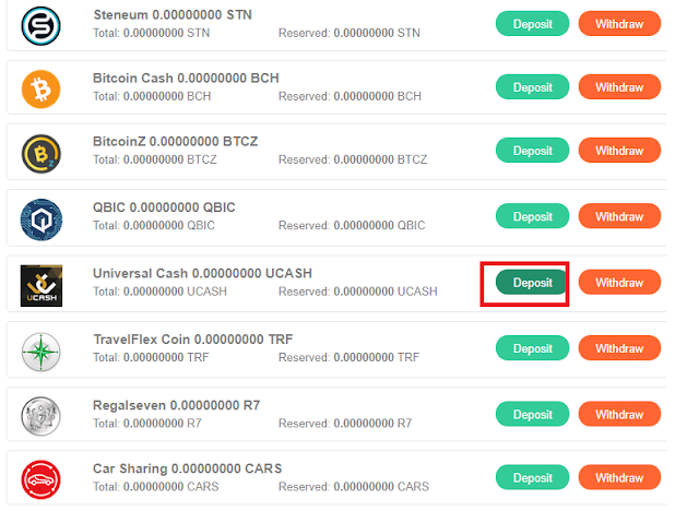 Deposit to btc alpha