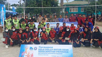 Mahasiswa KKN Tematik Uniprima Puangmanggalatung Sukses Gelar Turnamen Volly se-Kecamatan Pammana