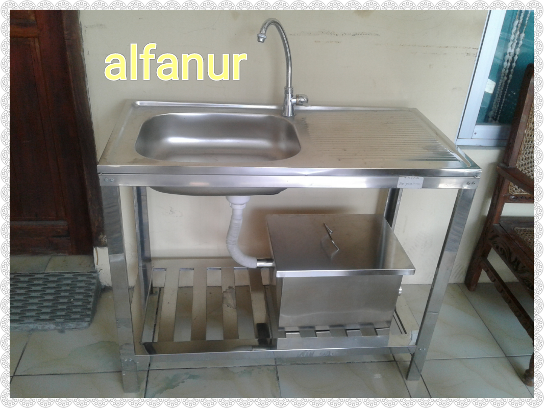 MEJA DAN KITCHEN SINK MERK METALCO