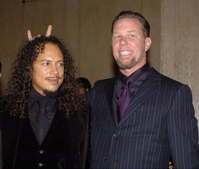 Kirk Hammet y James