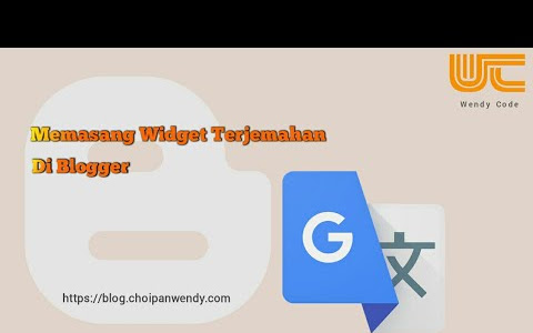 installing a translation widget on blogger