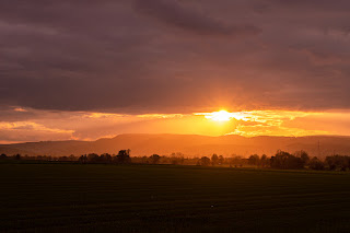 Sonnenuntergang Weserbergland Hameln Olaf Kerber