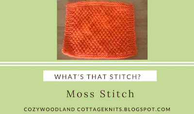 Free printable moss stitch handy stitch card - sage