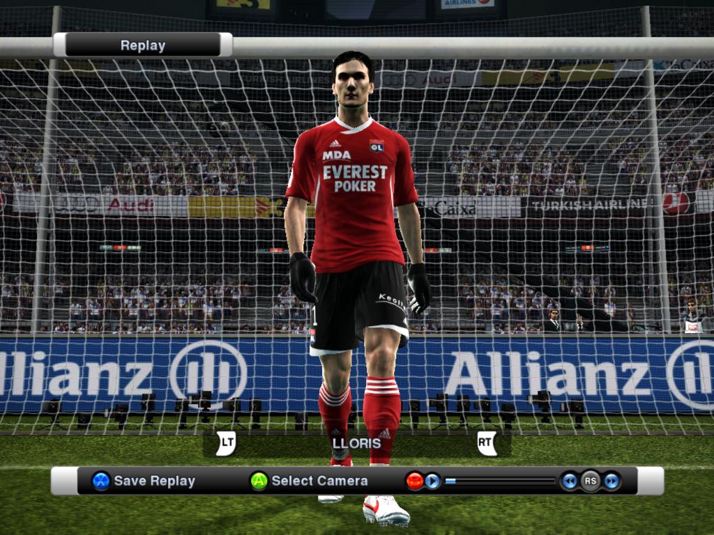 Download New Kits Olympique Lyonnais 2012 2013 for PES 