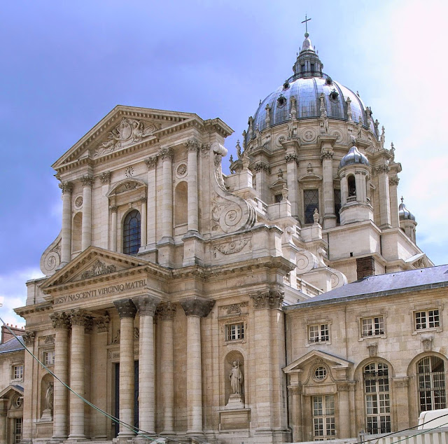 Arquitectura del Barroco en Francia | Palacio de Versalles + Maisons-Lafitte + Fachada del Palacio del Louvre + Iglesia de la Sorbona + Val-de-Grâce + San Luis de los Inválidos + Plaza Vendôme