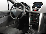 The interior resembles a Peugeot 207 hatchback. There are six speakers, .