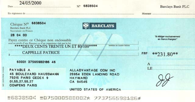 Cheques