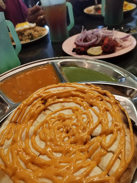 Roti naan cheese