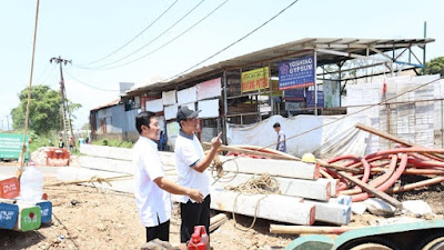 Ketua DPRD Tedy Rusmawan Tinjau Sodetan Simpang Gedebage Selatan
