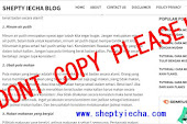 CARA AGAR ARTIKEL BLOG TIDAK BISA DI COPY PASTE