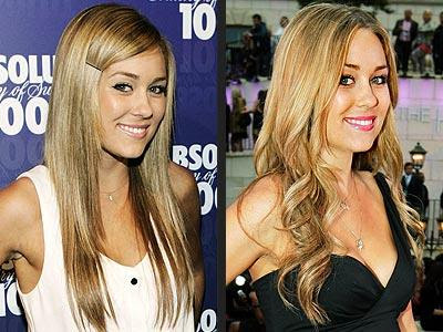 lauren conrad two tone hair. hair