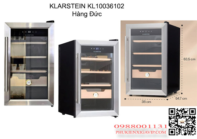 Tủ xì gà chính hãng Klarstein – 4 mẫu chất lượng cao, giá tốt Tu-giu-am-bao-quan-xi-ga-cam-dien-klarstein-kl10036102