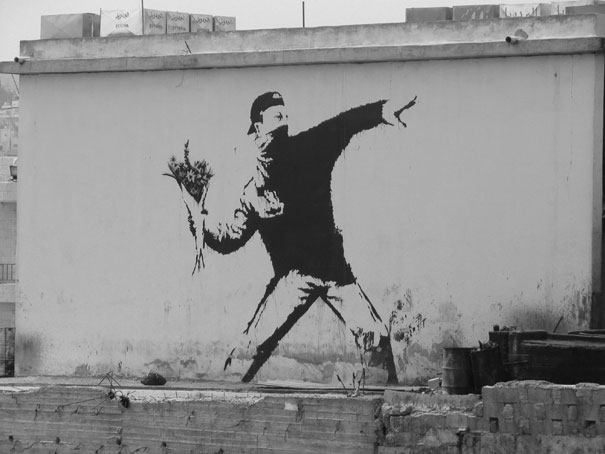 banksy graffiti. Famous Graffiti Artwork.