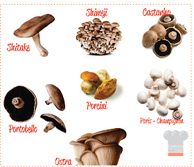 Resultado de imagem para tipos de cogumelos comestíveis