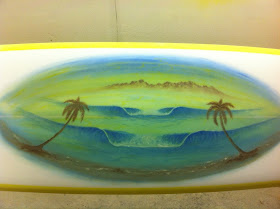 Surfboards &a art by Paul Carter