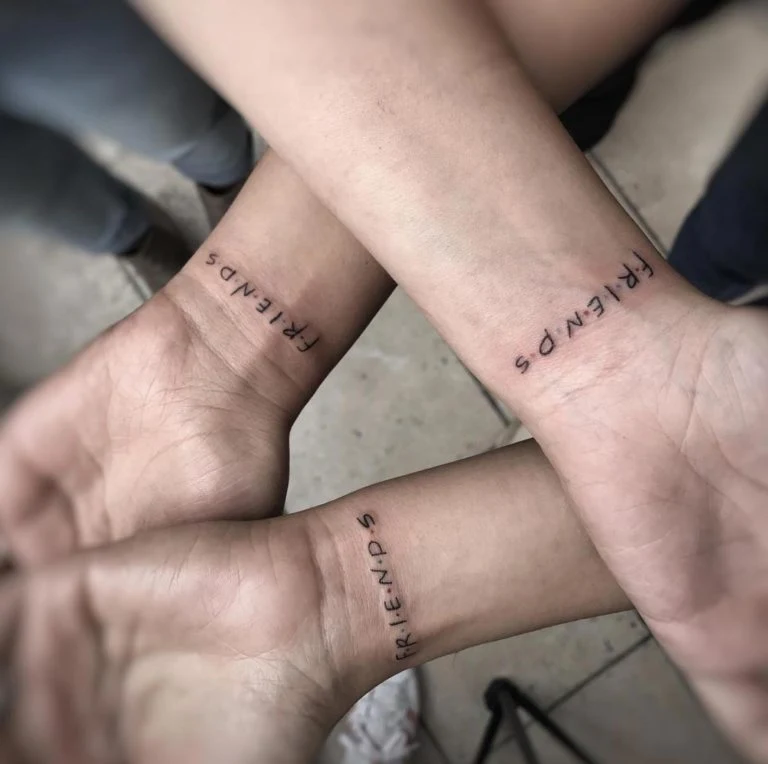 Tatuajes de la serie Friends