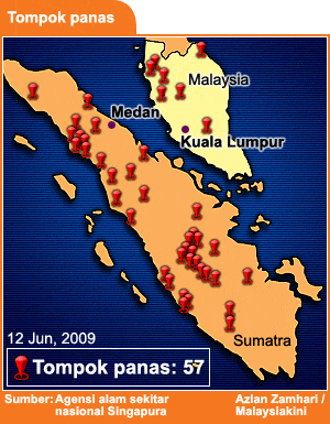 Angin bencana dari Sumatera penyebab jerebu lebih teruk