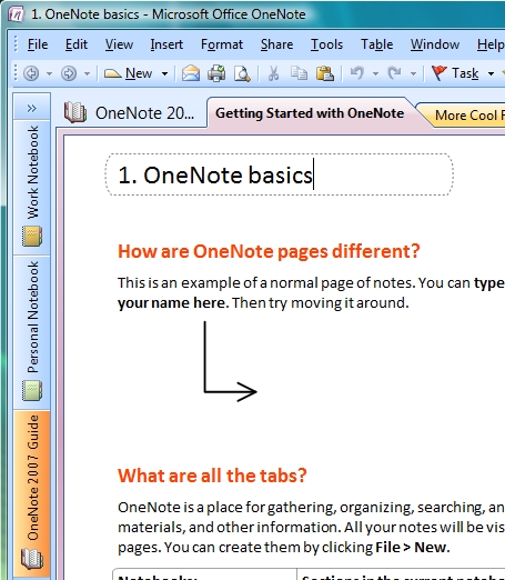 Microsoft Office OneNote 2007