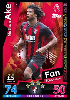 Match Attax 2018-2019 AFC Bournemouth Set Premier League