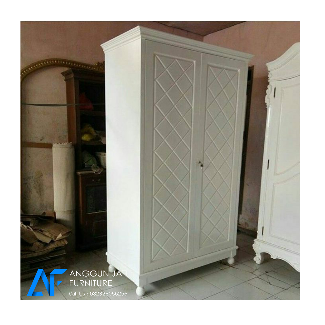 Lemari Pakaian Minimalis  2  Pintu  Terbaru  Model  Lemari 