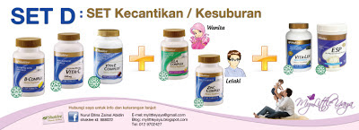 Set Kecantikan dan Kesuburan Shaklee