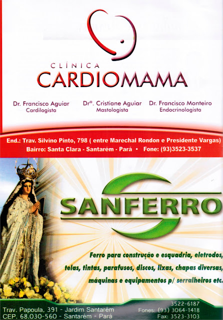 PROGRAMA DA FESTA DE NOSSA SENHORA DA CONCEIÇÃO – 2009 – Santarém – Pará - Brasil