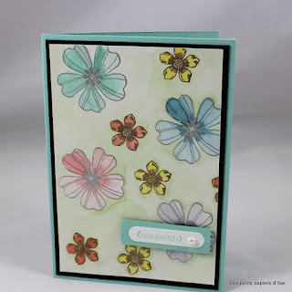 Carte aquarelle florale par Ilse Papercraft