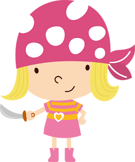 Pirate Babies Clip Art.  