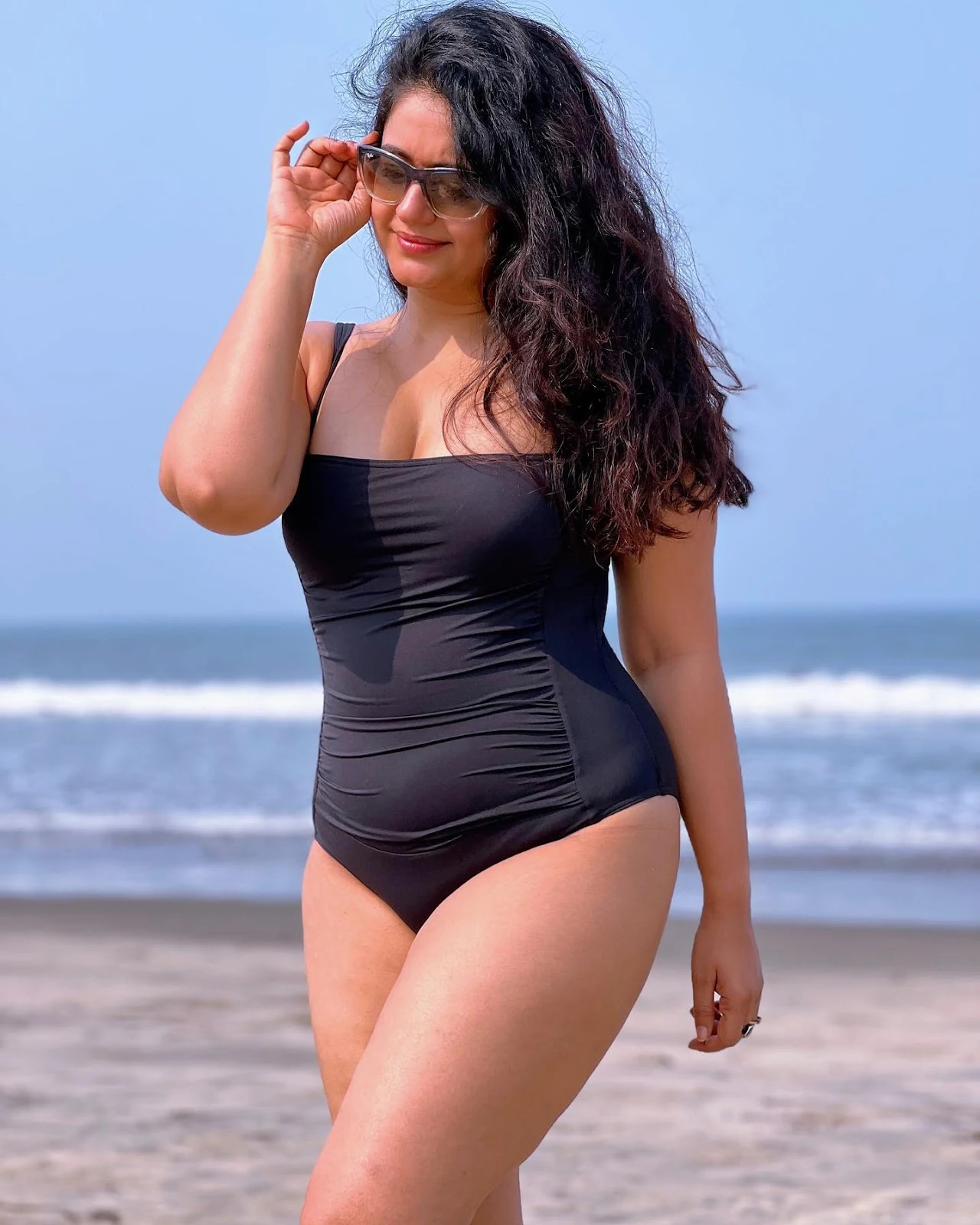 poonam bajwa swimsuit curvy hot actress